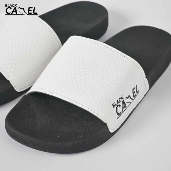 Black Camel Cobra Texture Slide (cimahi – Brown/white 39-44)