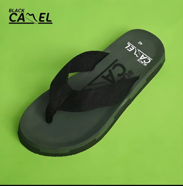 Black Camel Casual Slippers (strider – 40-44)