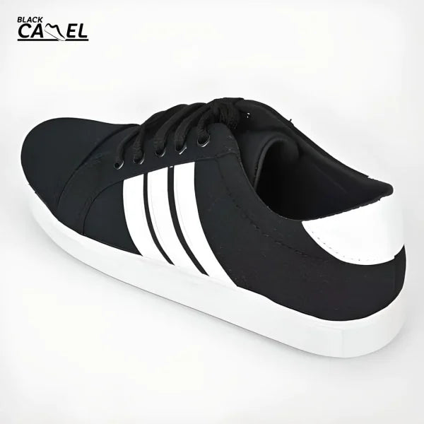 Black Camel Sneakers For Men | Black Color Shoes For Men (asiwen 39-44)